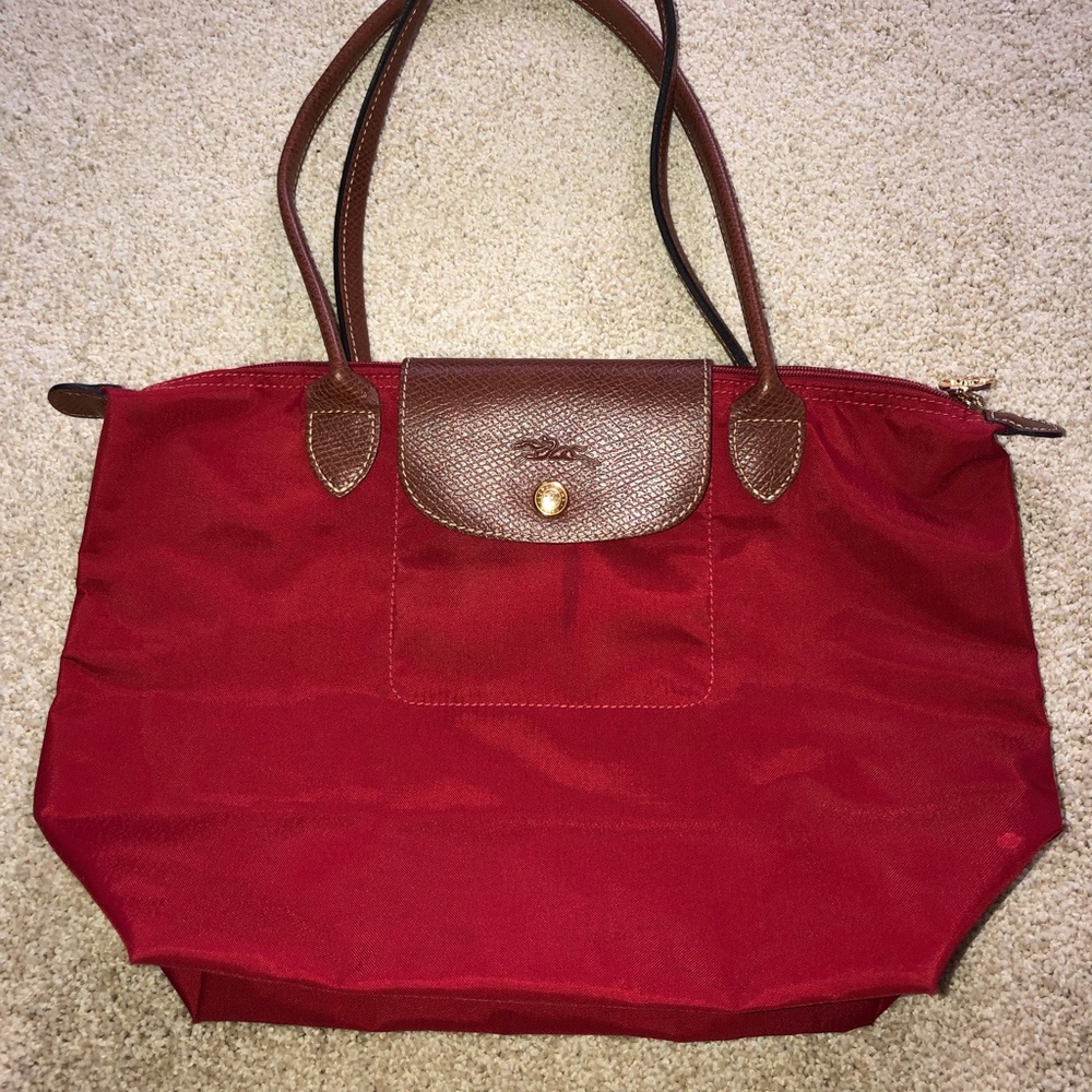 LONGCHAMP MEDIUM LE PLIAGE TOTE BAG!